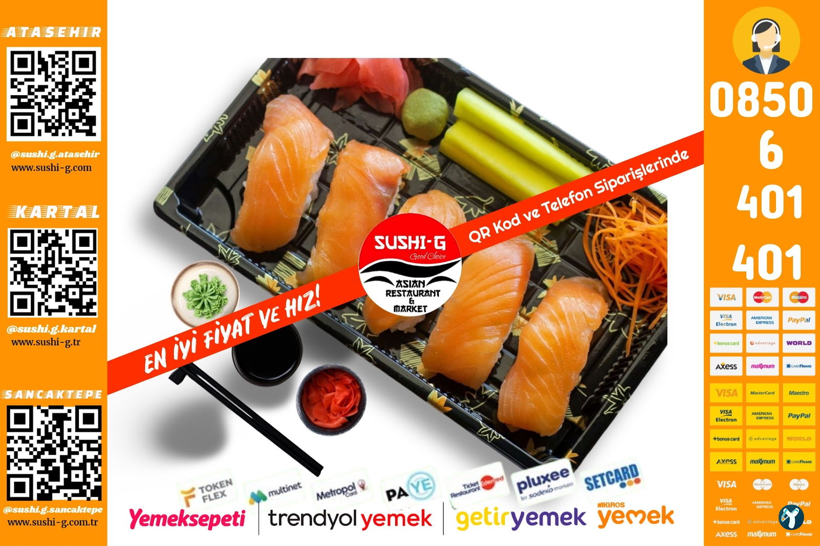 Sushi-G Asian Restaurant & Market Sancaktepe