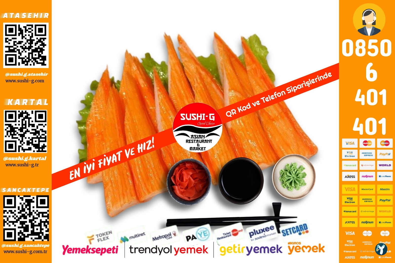 Sushi-G Asian Restaurant & Market Sancaktepe