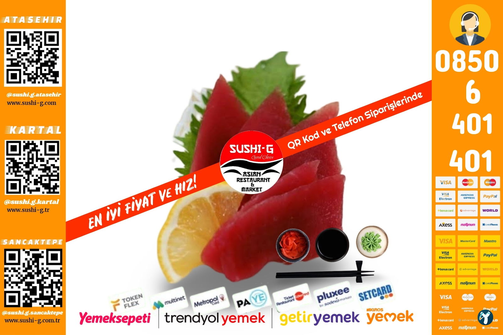Sushi-G Asian Restaurant & Market Sancaktepe