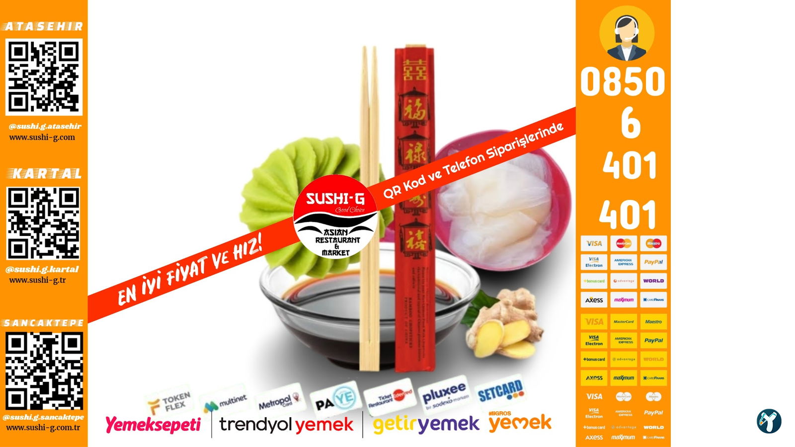 Sushi-G Asian Restaurant & Market Sancaktepe