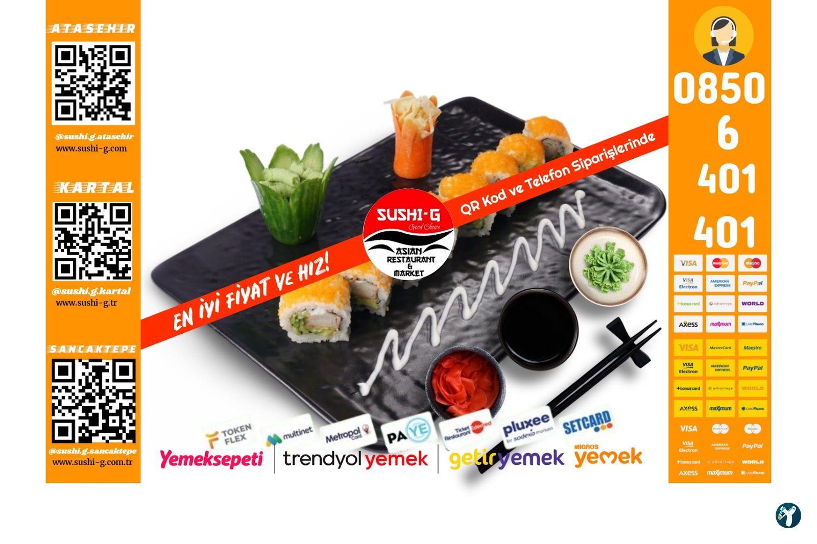 Sushi-G Asian Restaurant & Market Sancaktepe