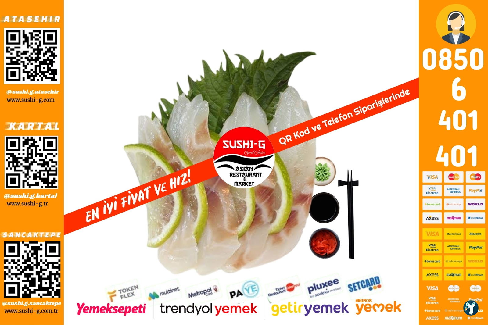 Sushi-G Asian Restaurant & Market Sancaktepe