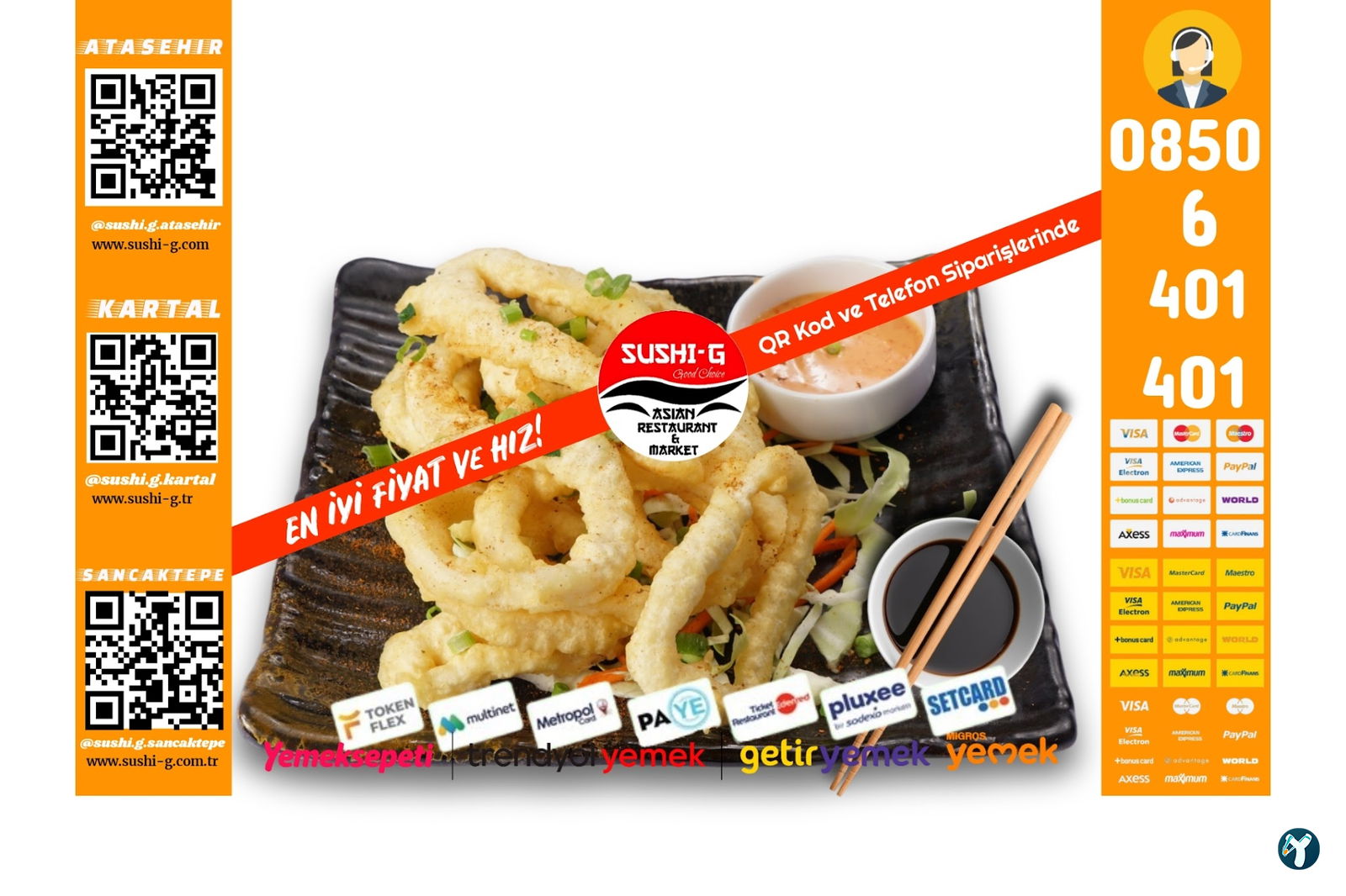 Sushi-G Asian Restaurant & Market Sancaktepe