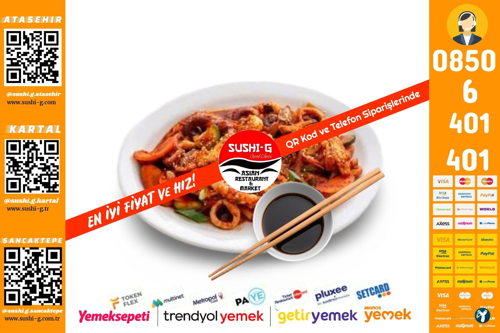 Sushi-G Asian Restaurant & Market Sancaktepe