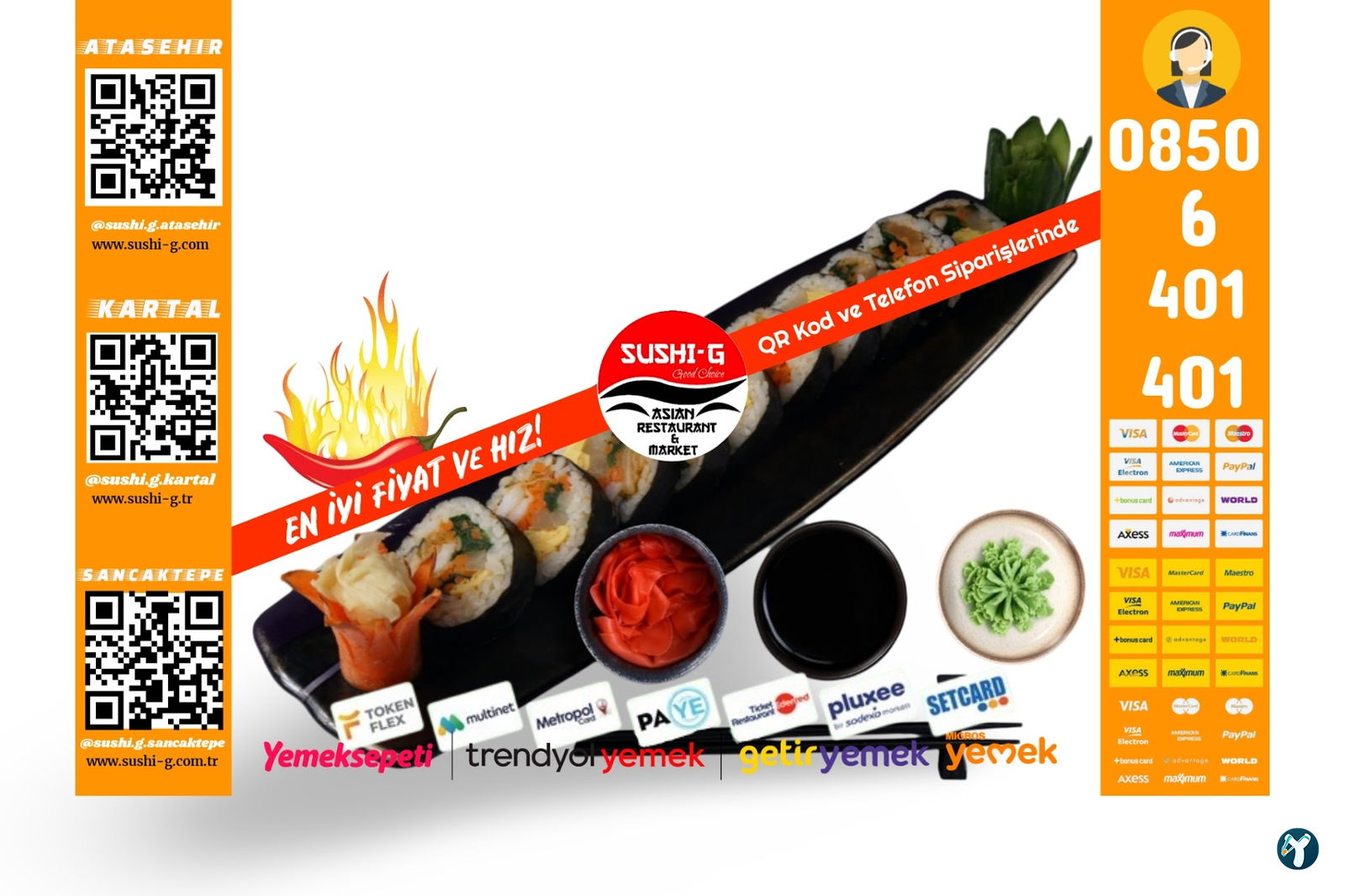 Sushi-G Asian Restaurant & Market Sancaktepe