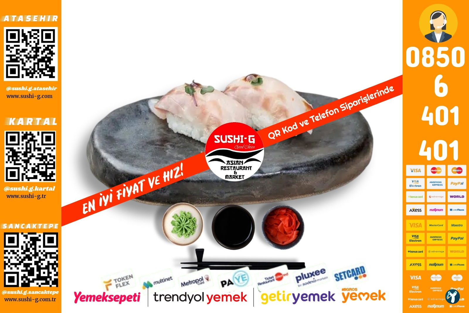 Sushi-G Asian Restaurant & Market Sancaktepe