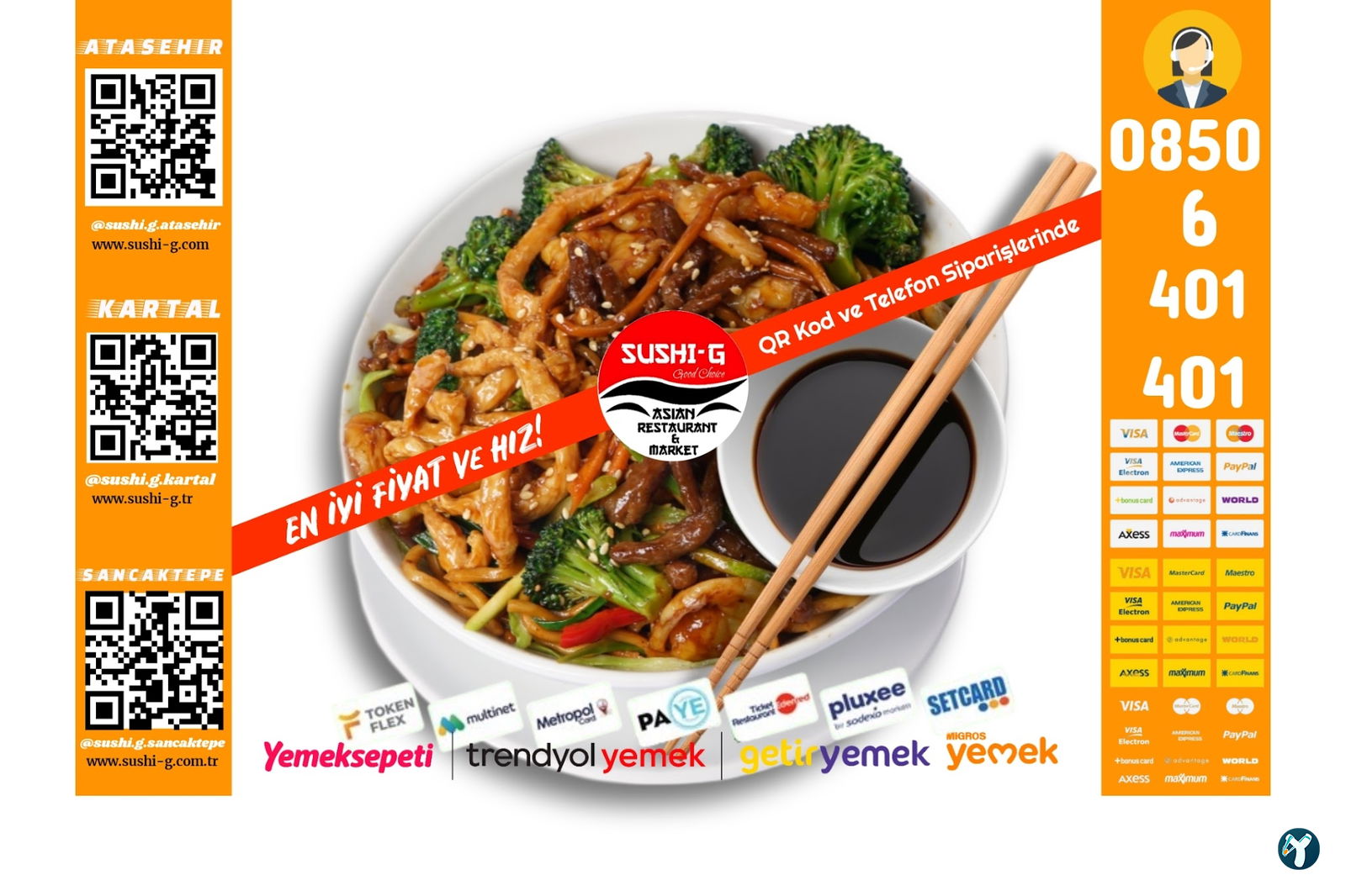 Sushi-G Asian Restaurant & Market Sancaktepe