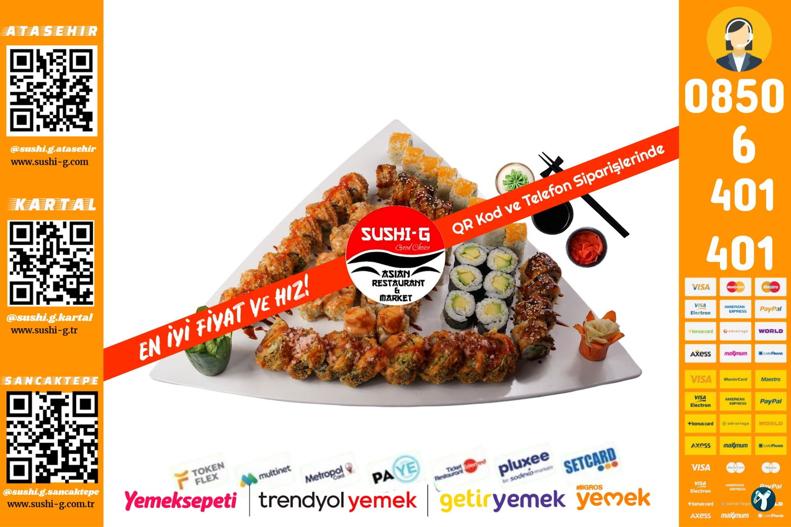 Sushi-G Asian Restaurant & Market Sancaktepe