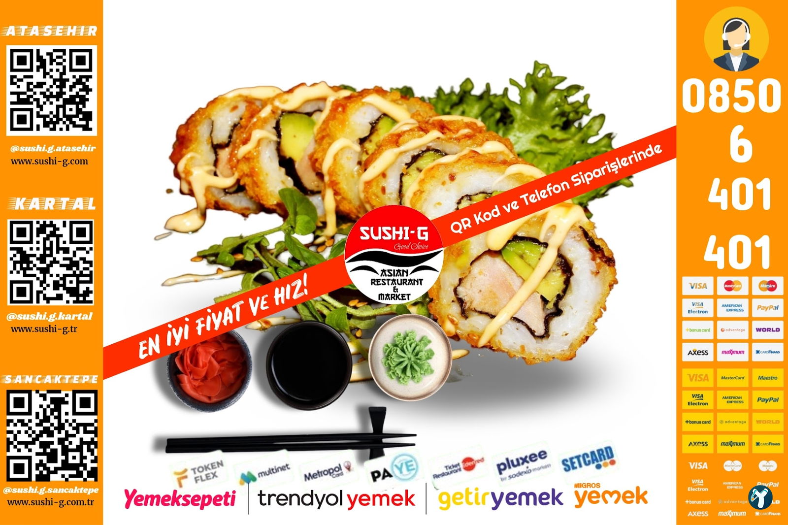 Sushi-G Asian Restaurant & Market Sancaktepe