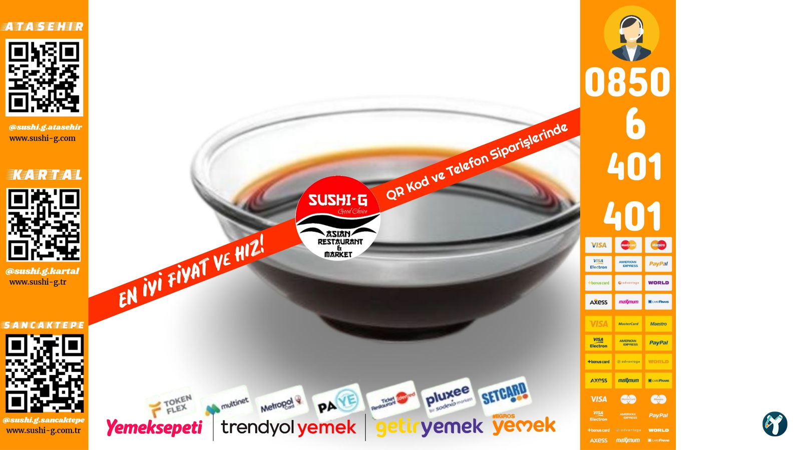 Sushi-G Asian Restaurant & Market Sancaktepe