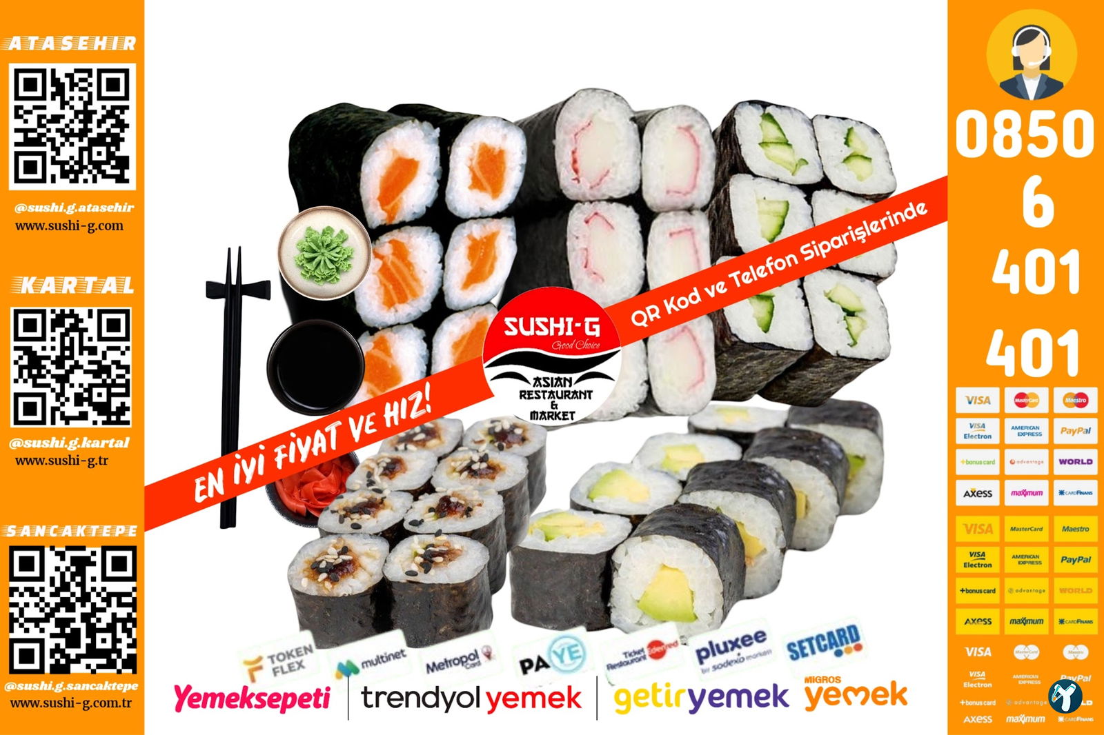 Sushi-G Asian Restaurant & Market Sancaktepe