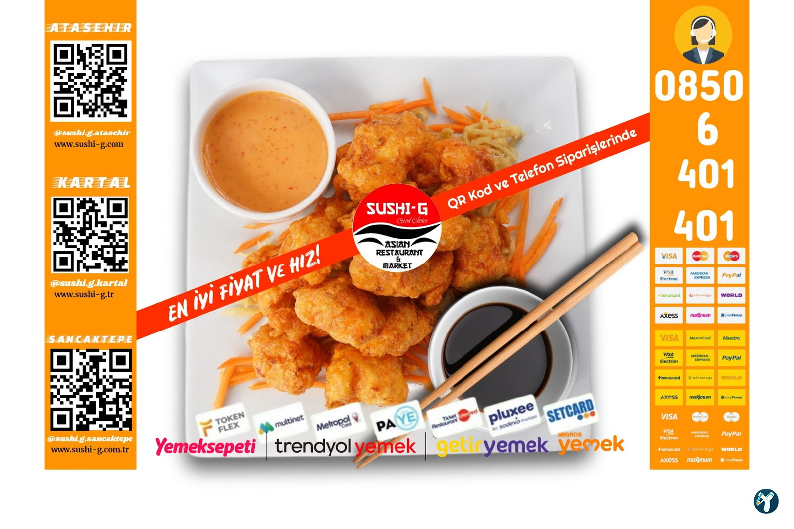 Sushi-G Asian Restaurant & Market Sancaktepe
