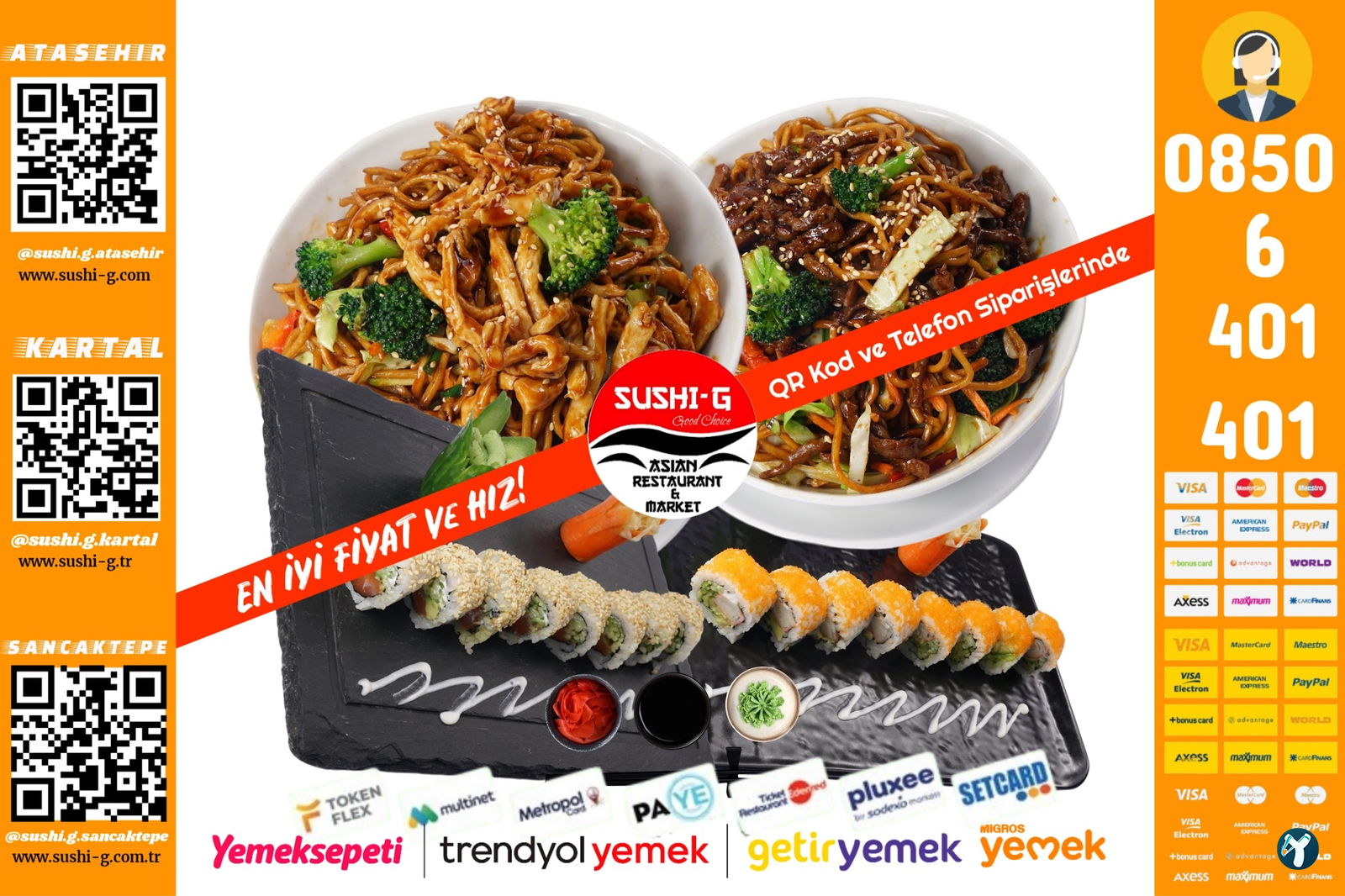 Sushi-G Asian Restaurant & Market Sancaktepe