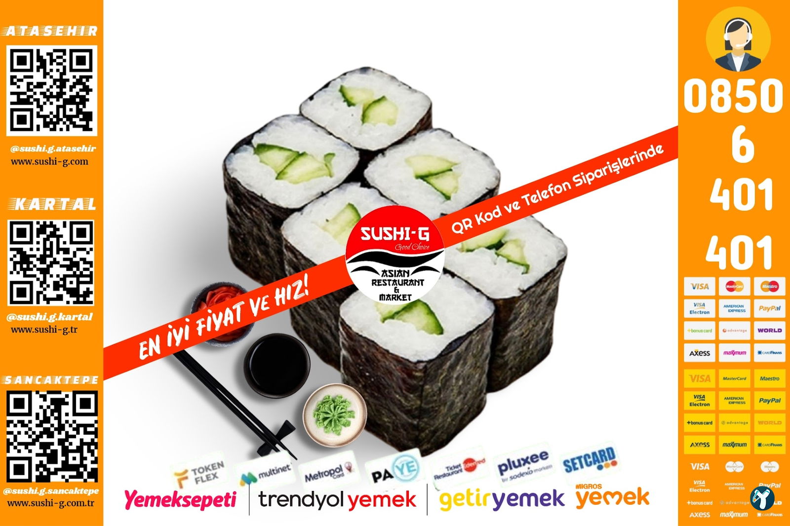 Sushi-G Asian Restaurant & Market Sancaktepe