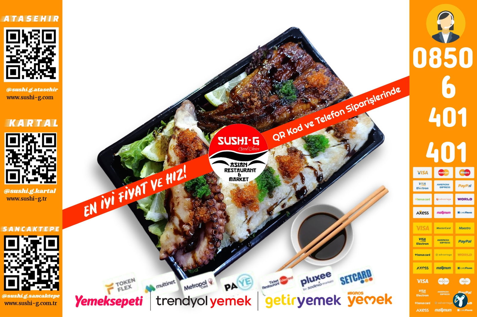 Sushi-G Asian Restaurant & Market Sancaktepe