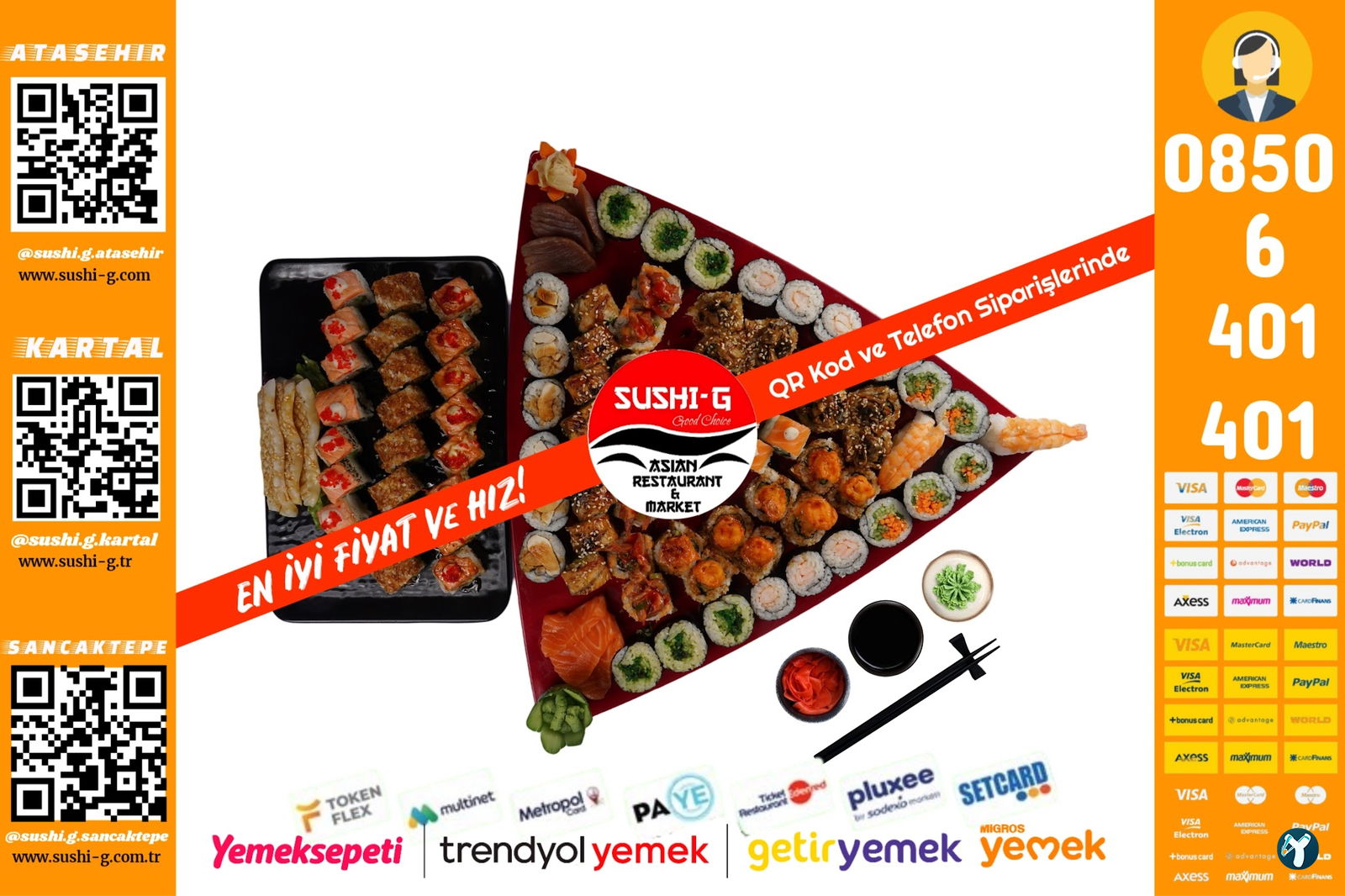 Sushi-G Asian Restaurant & Market Sancaktepe
