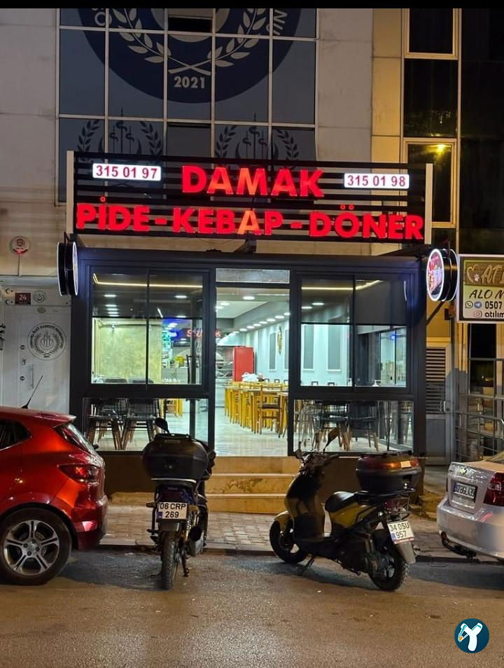 Damak Pide-Kebap-Döner-Sulu Yemek