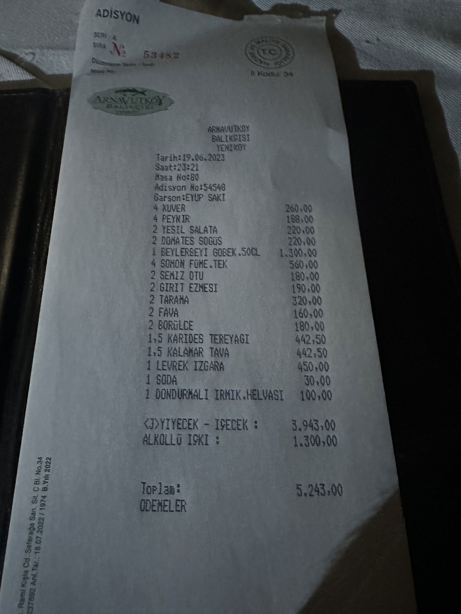 Arnavutköy Balıkçısı Yeniköy