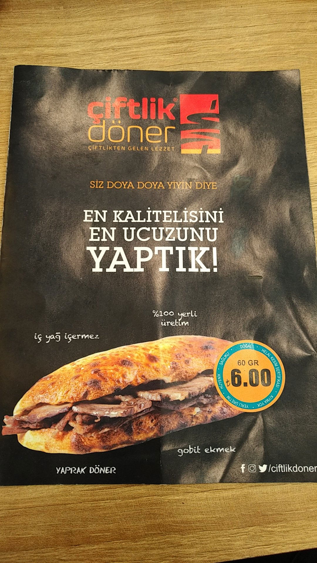 Çiftlik Döner - Pide Pizza