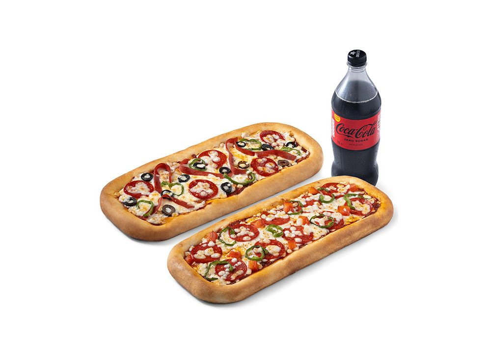 2'li Pan Pizza Menü