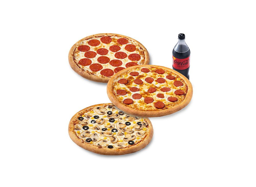 Coca-Cola Fırsatı (3 Orta Boy Pizza)