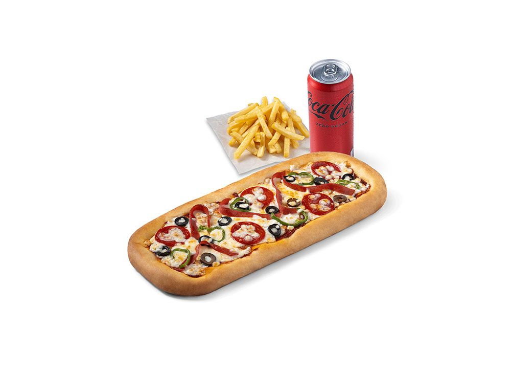 Pan Pizza Menü + Patates