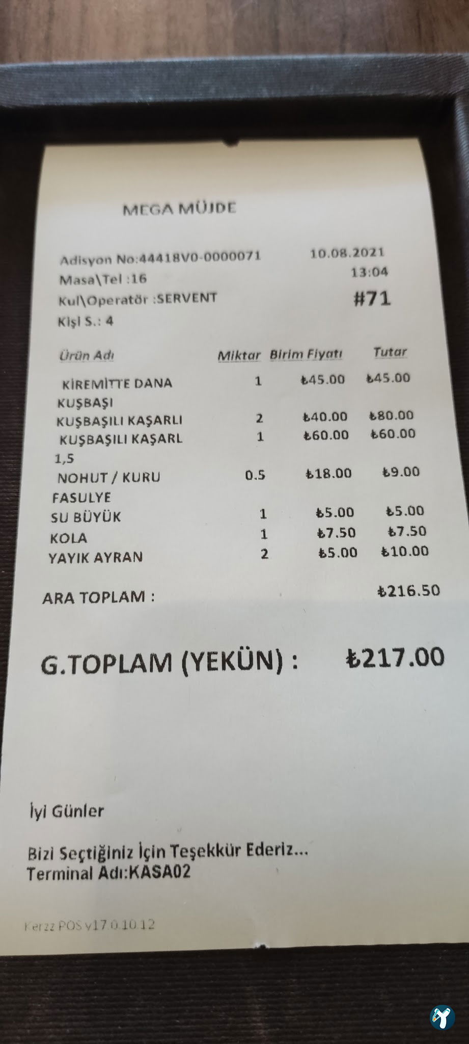 Mega Müjde Restaurant Lezzeti Üstad
