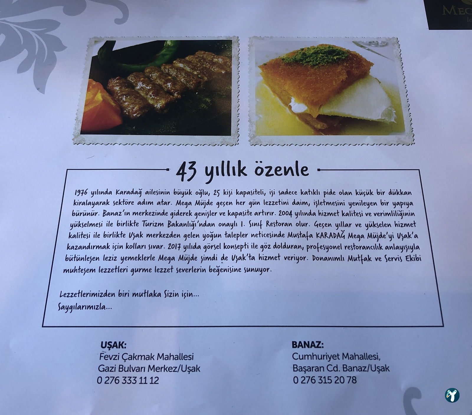 Mega Müjde Restaurant Lezzeti Üstad