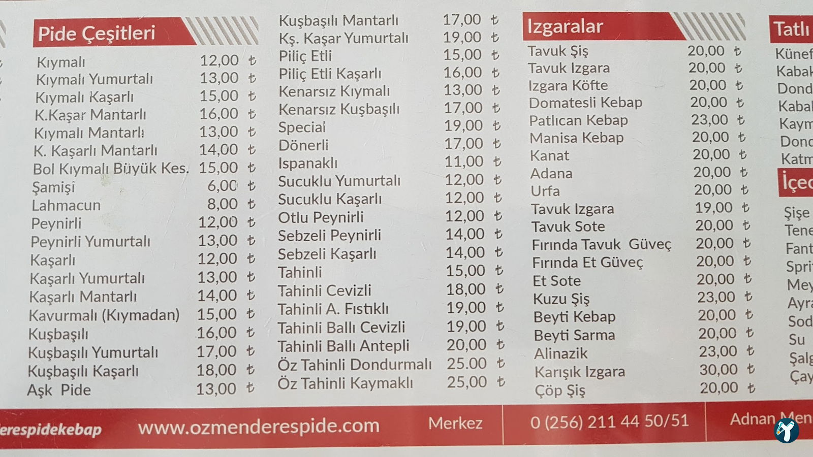 Menderes Pide Salonu