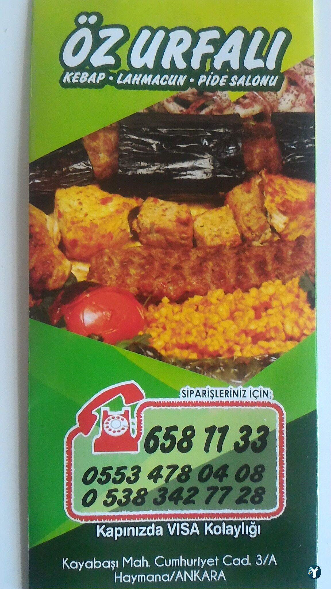 Öz Urfalı Kebap Lahmacun Pide Salonu