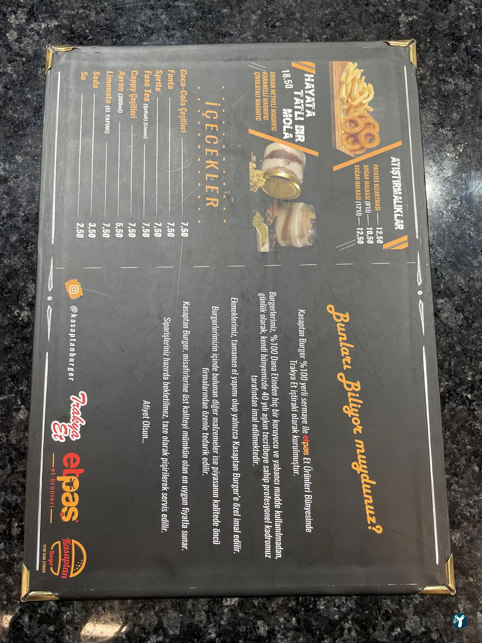 Kasaptan Burger Zeytinburnu