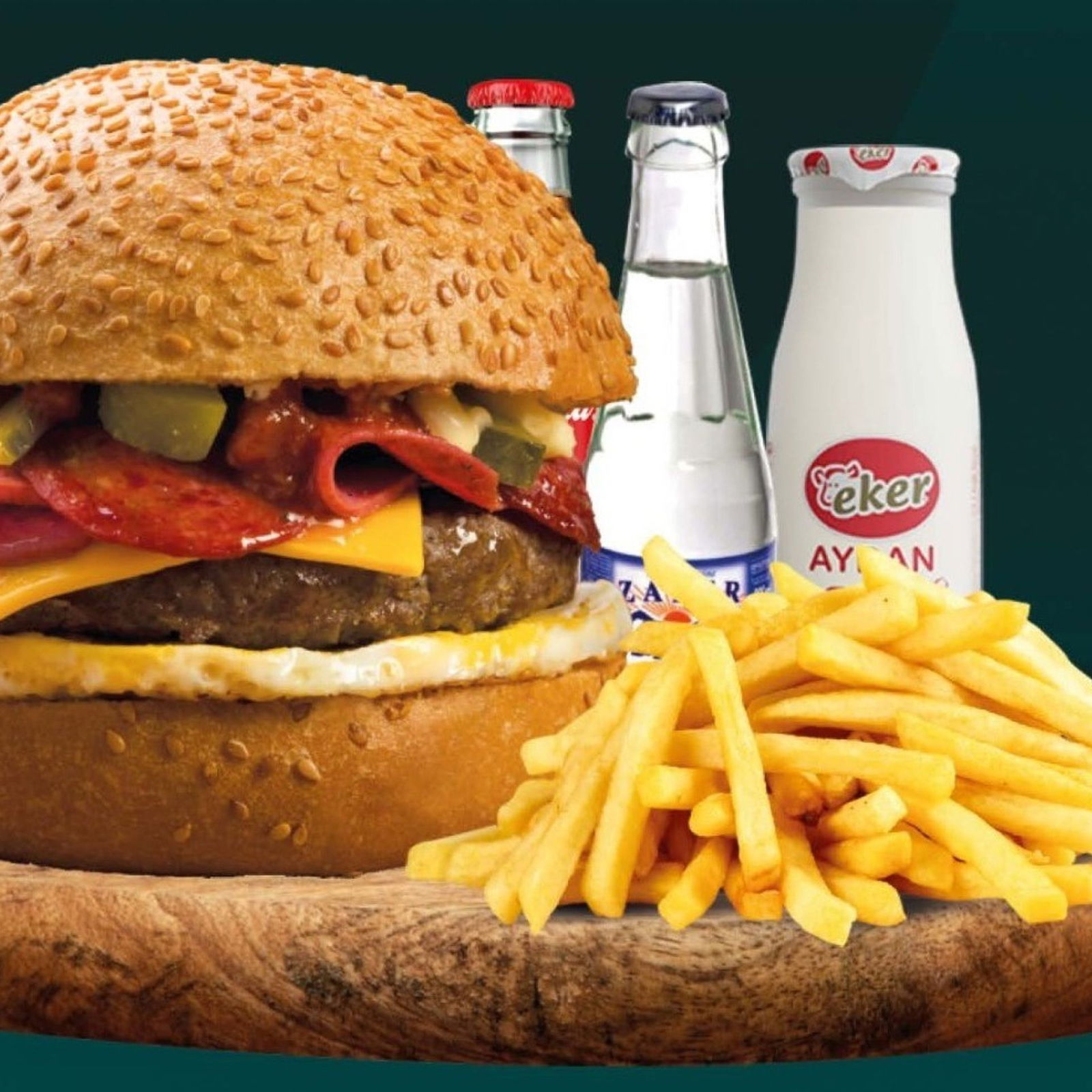 Karışık Burger Menü