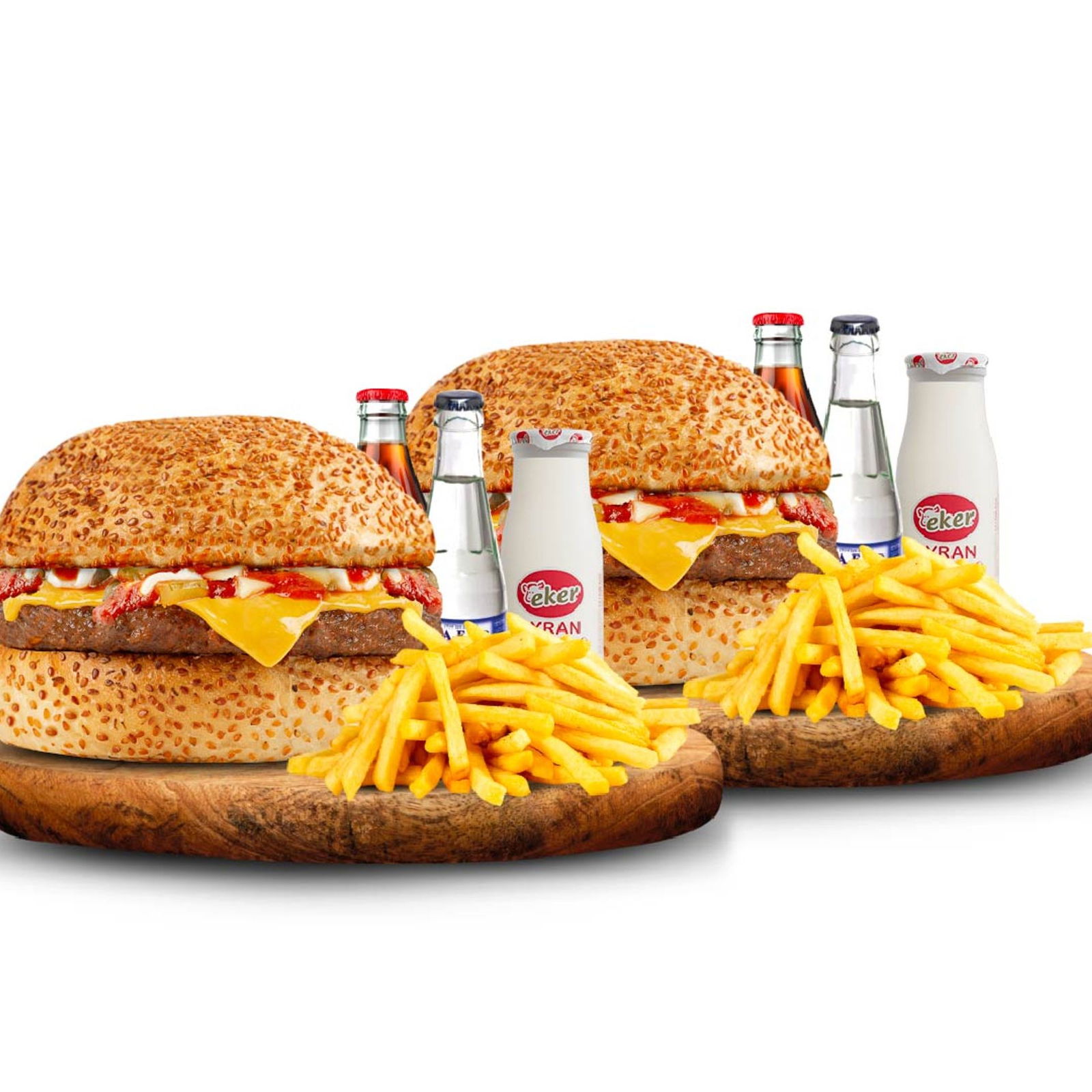 Cheeseburger Menü + Cheeseburger Menü