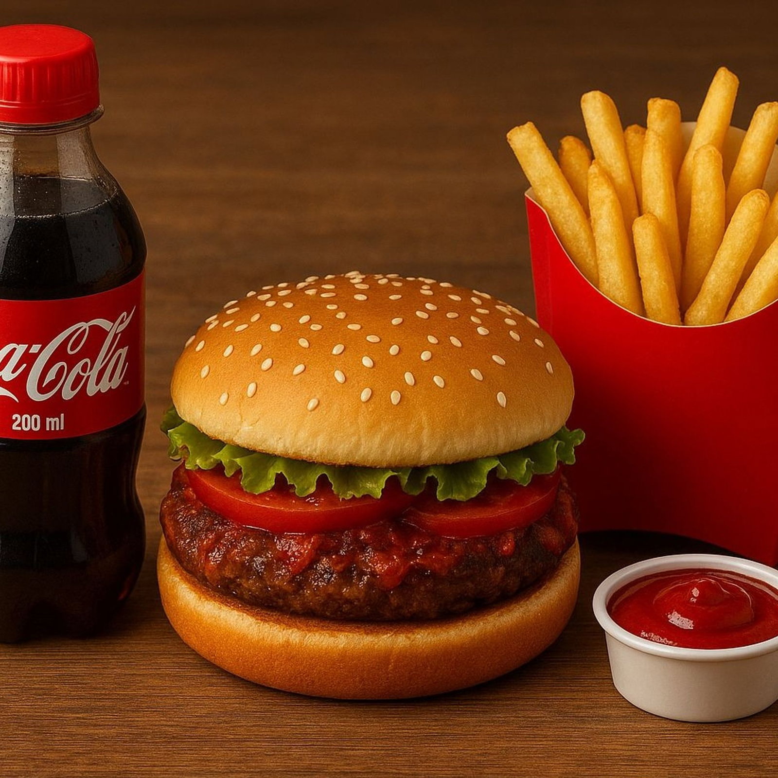 TT dragon hot Burger Menü