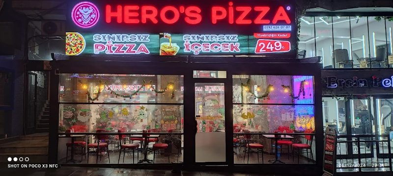 Hero's Pizza | Sınırsız Consept | Beşiktaş Şubesi