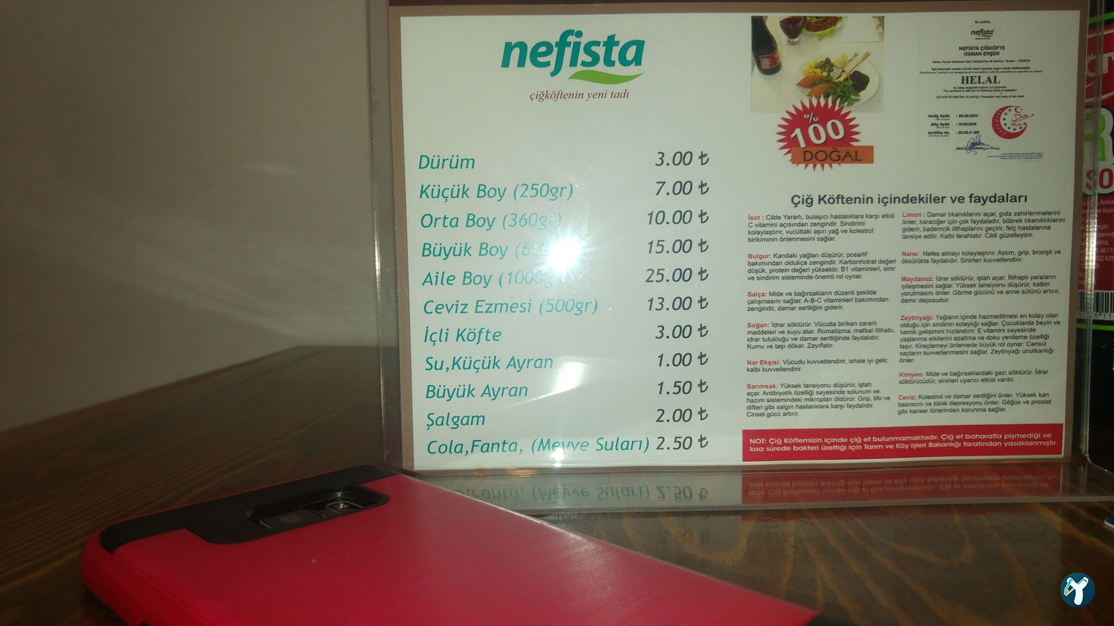 Nefi̇sta Çi̇ğköfte