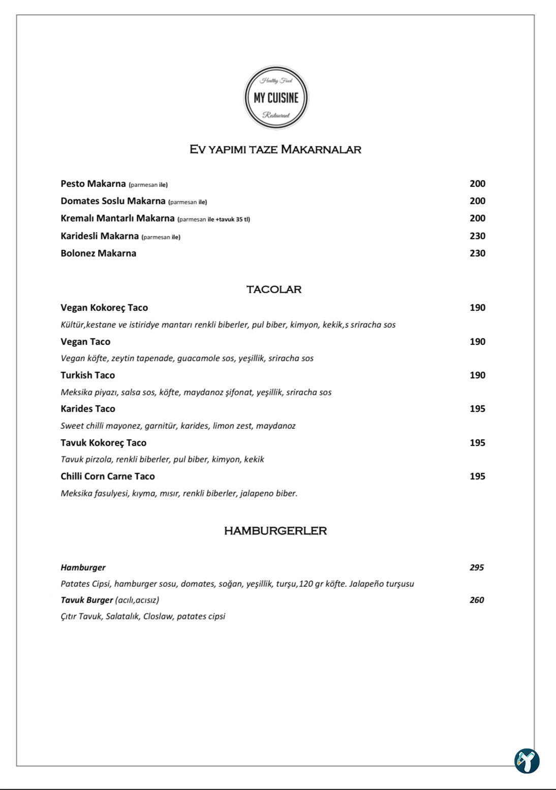 My Cuisine İstanbul