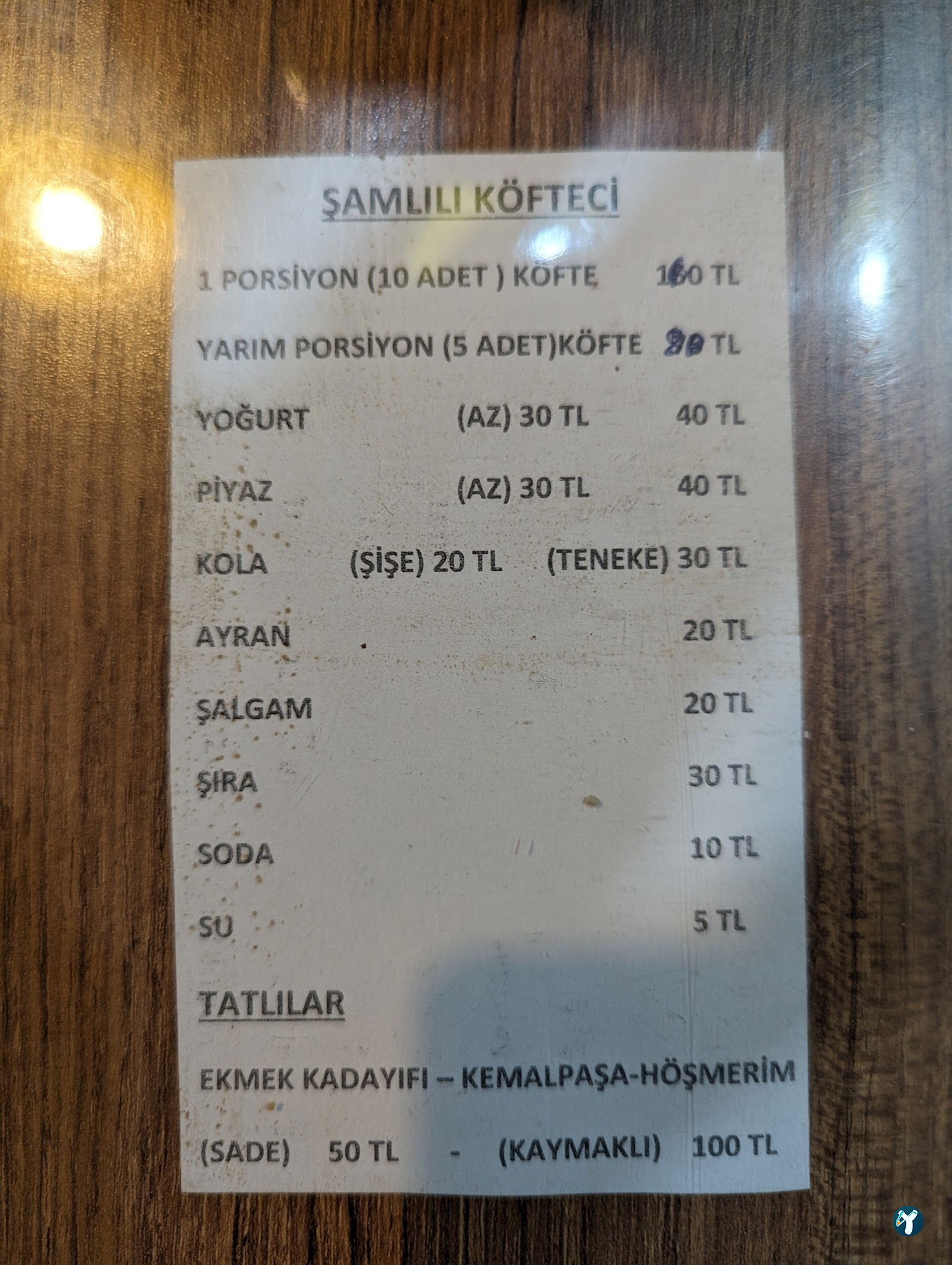 Şamlılı Köfte