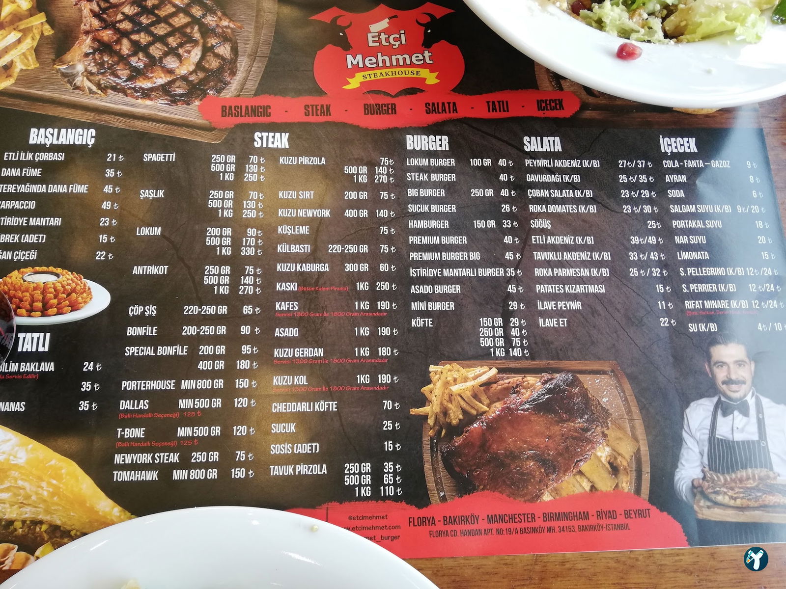 Etçi Mehmet Bakırköy (Steakhouse)