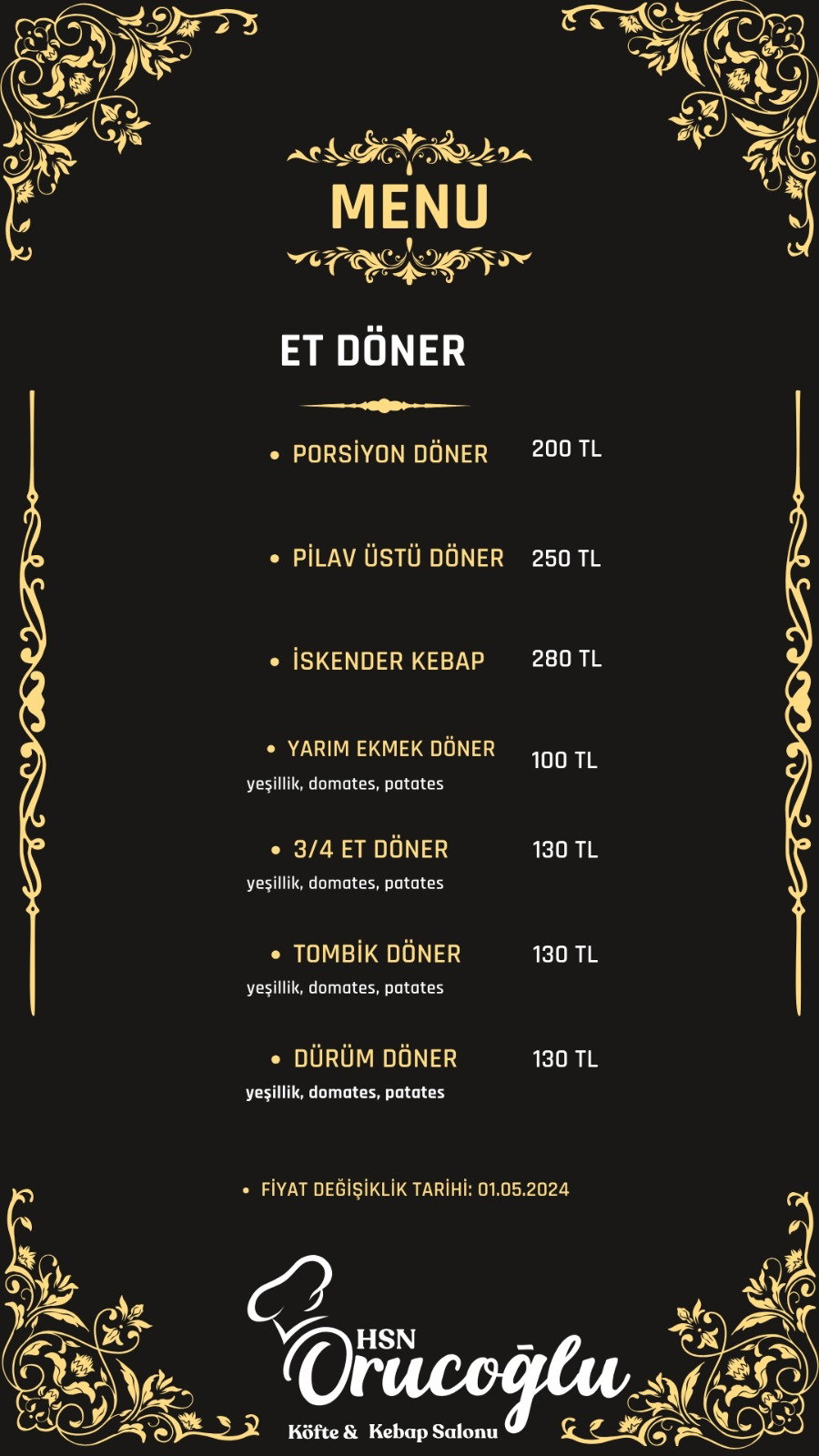 Hsn Oruçoğlu Kebap & Lahmacun & Köfte Salonu