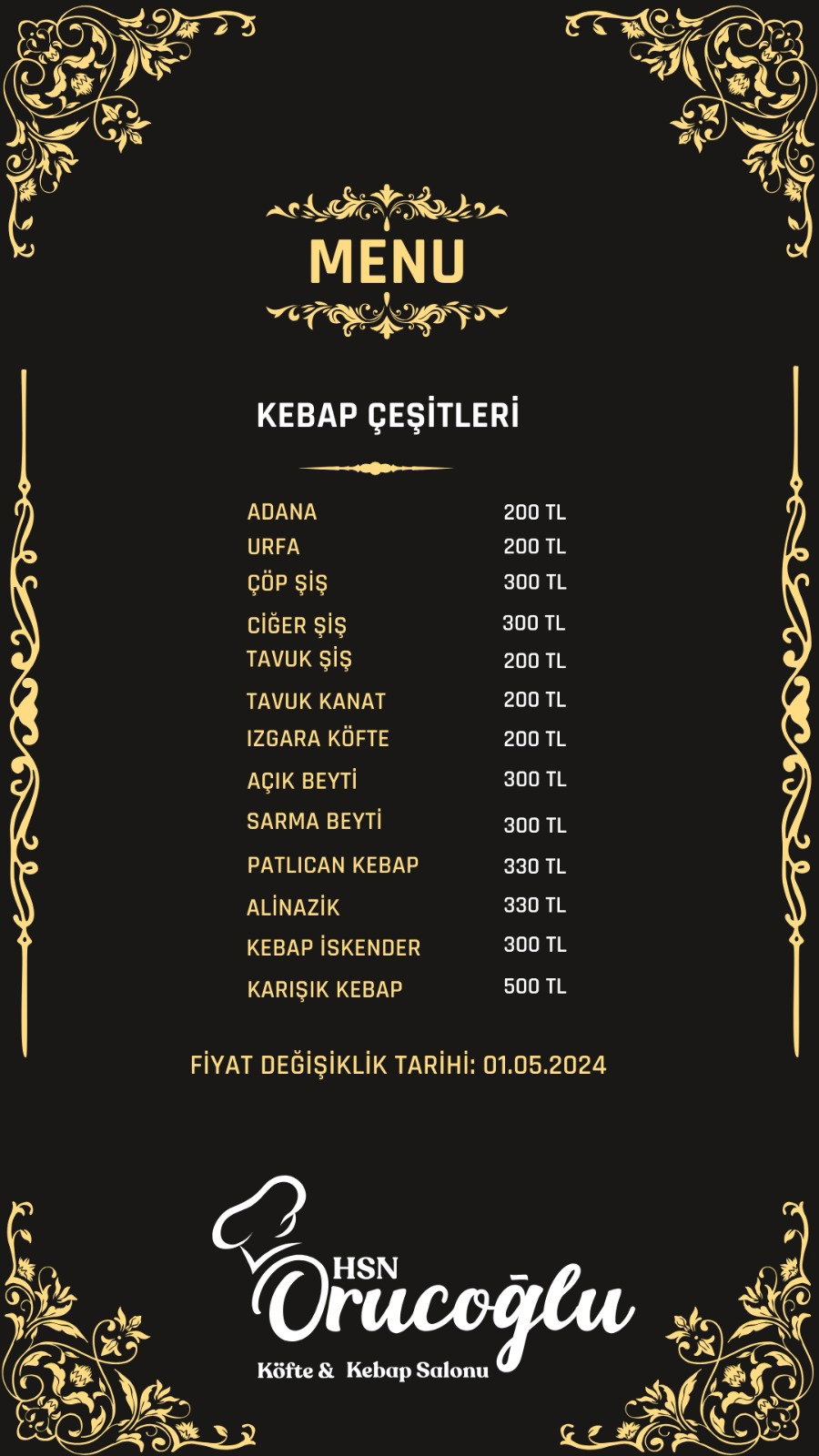 Hsn Oruçoğlu Kebap & Lahmacun & Köfte Salonu