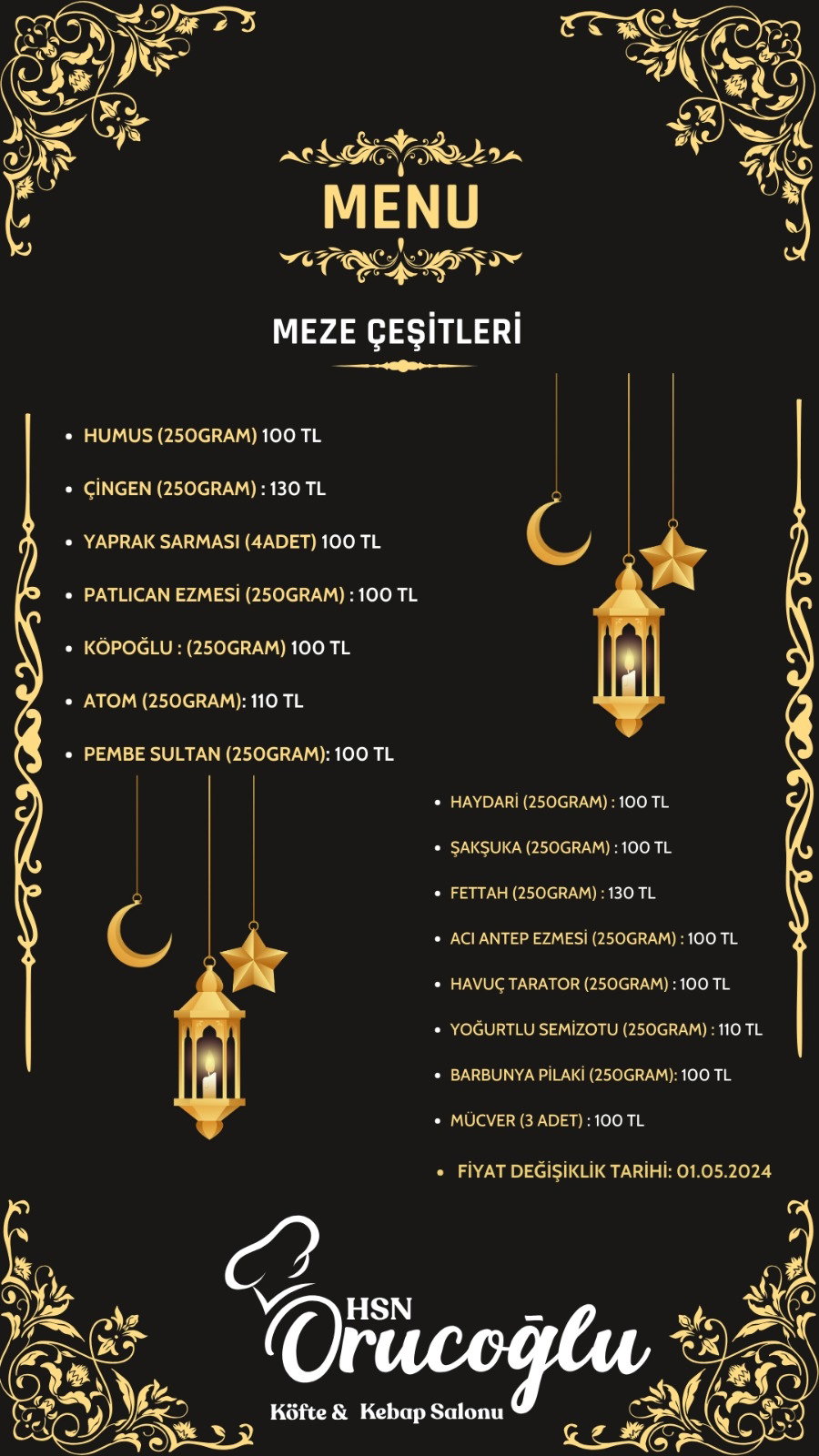 Hsn Oruçoğlu Kebap & Lahmacun & Köfte Salonu