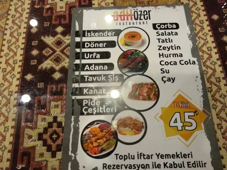 Adil Özer Restaurant resimleri