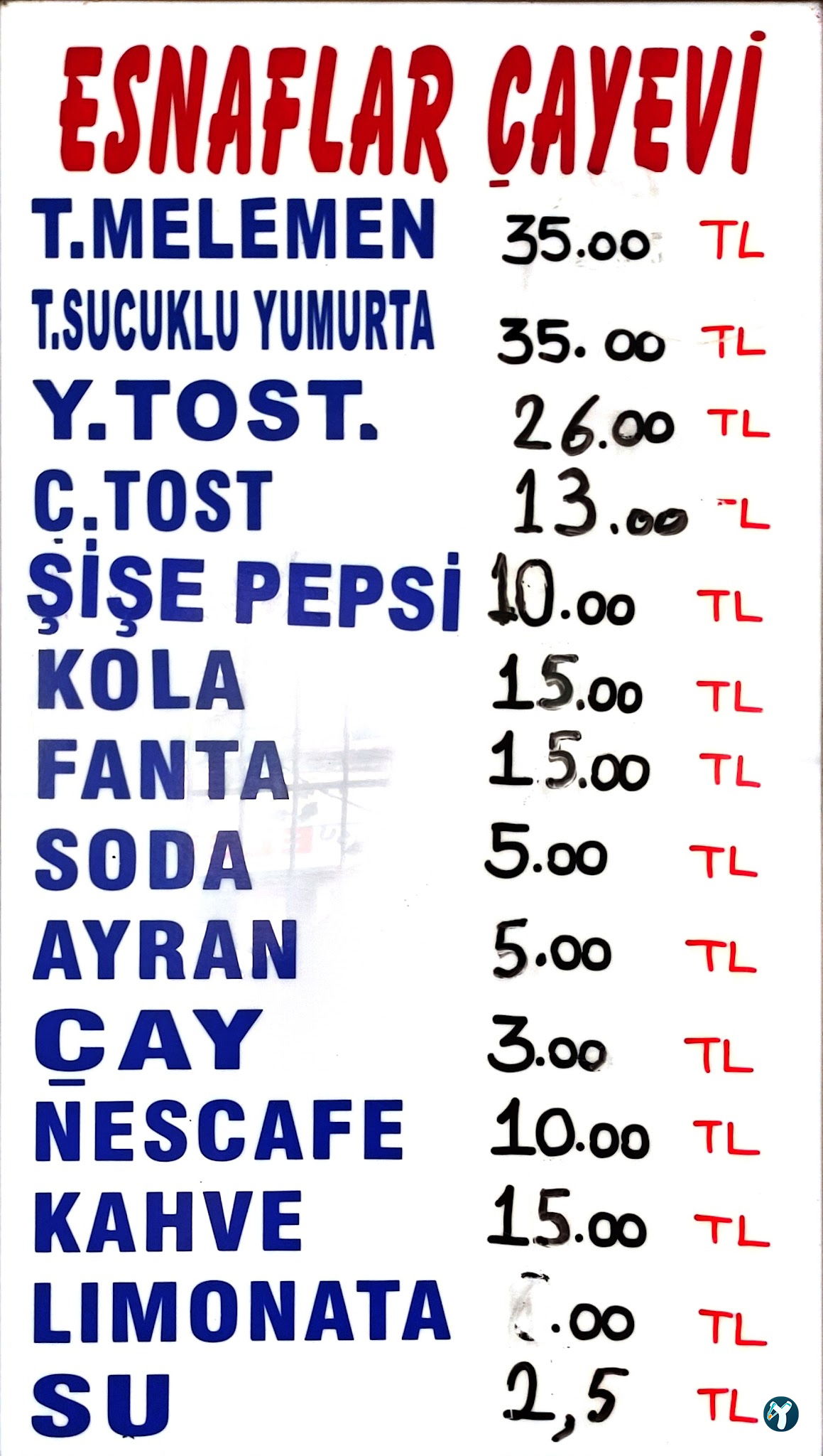 Esnaf Çay Ocaği Tost Evi