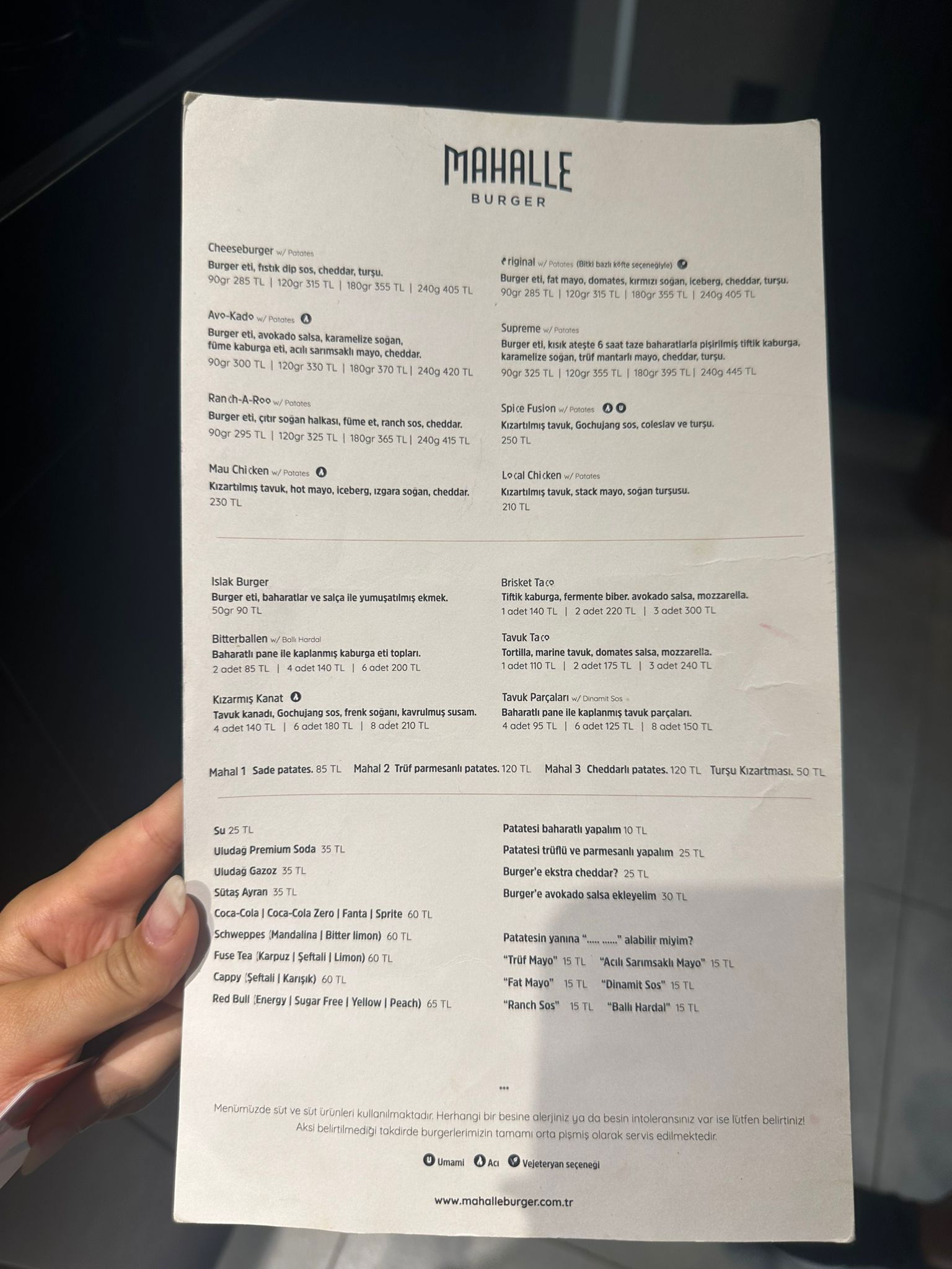 Mahalle Burger - Manavgat