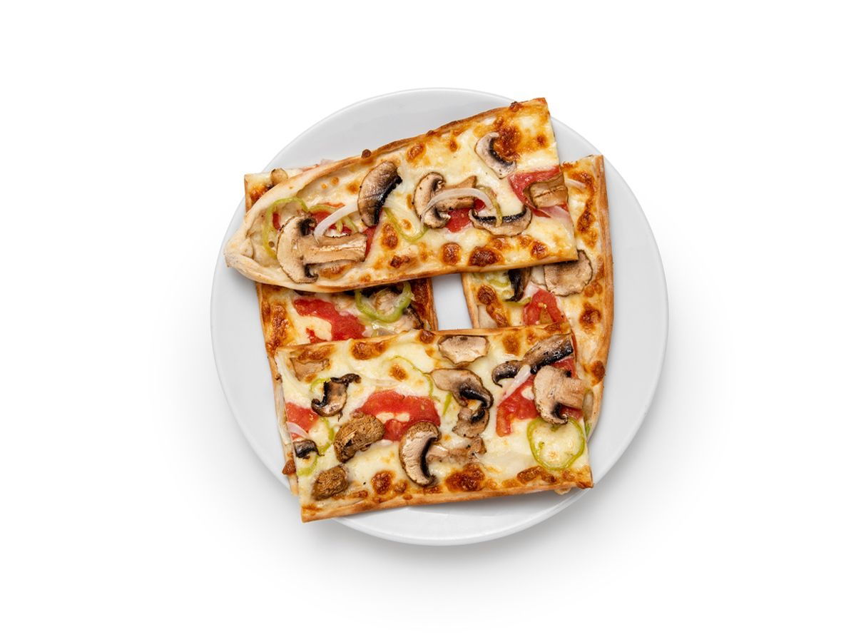 Mantarlı Sebzeli Çıtır Pide