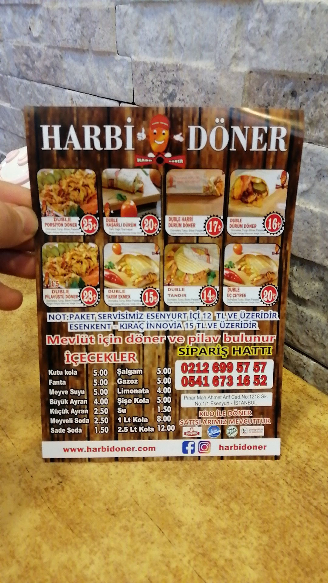 Harbi̇ Döner Esenyurt Bağlarçeşme Ahmet Arif Caddesi