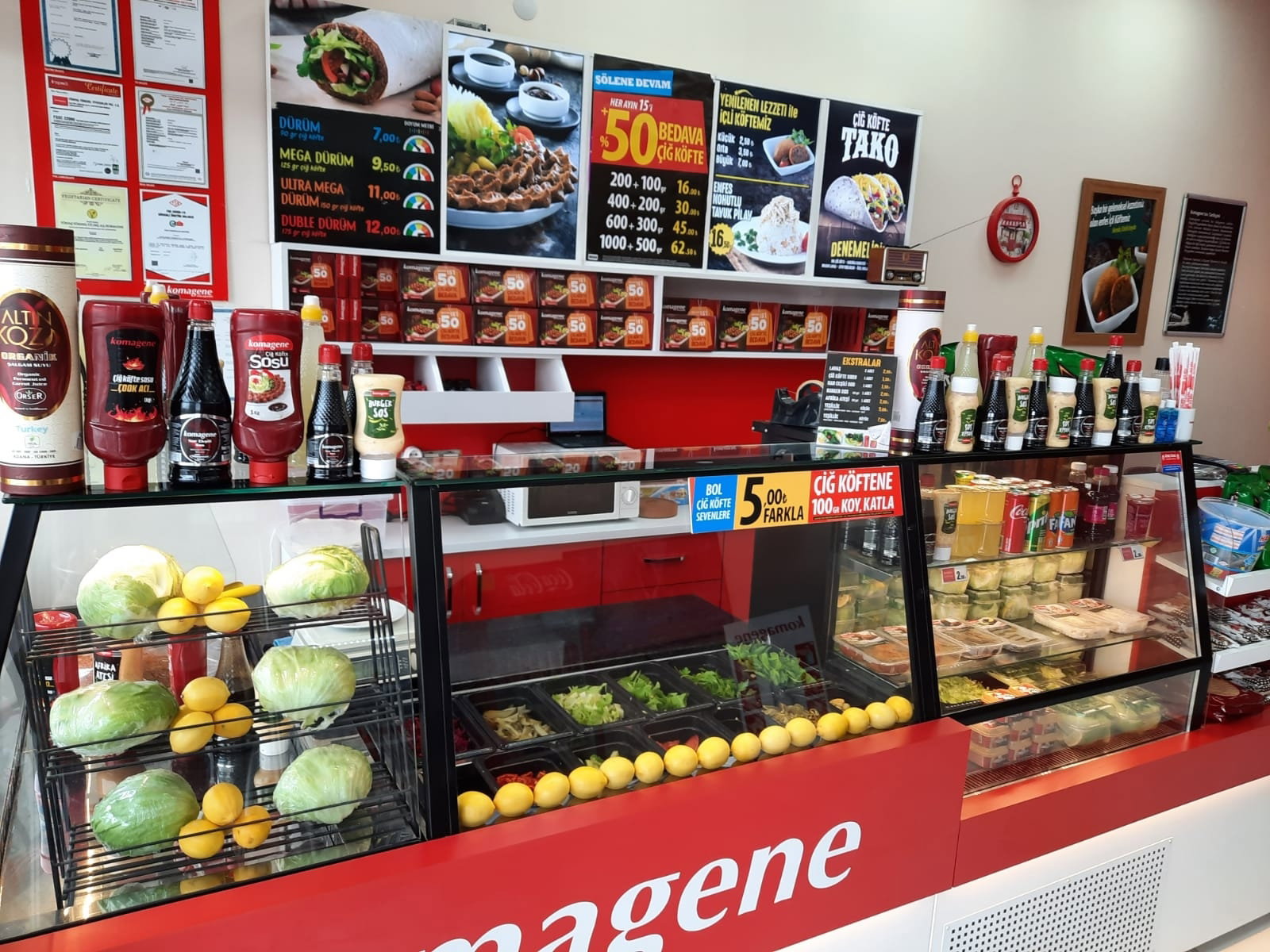 Pursaklar Saray Komagene Etsiz Çiğ Köfte