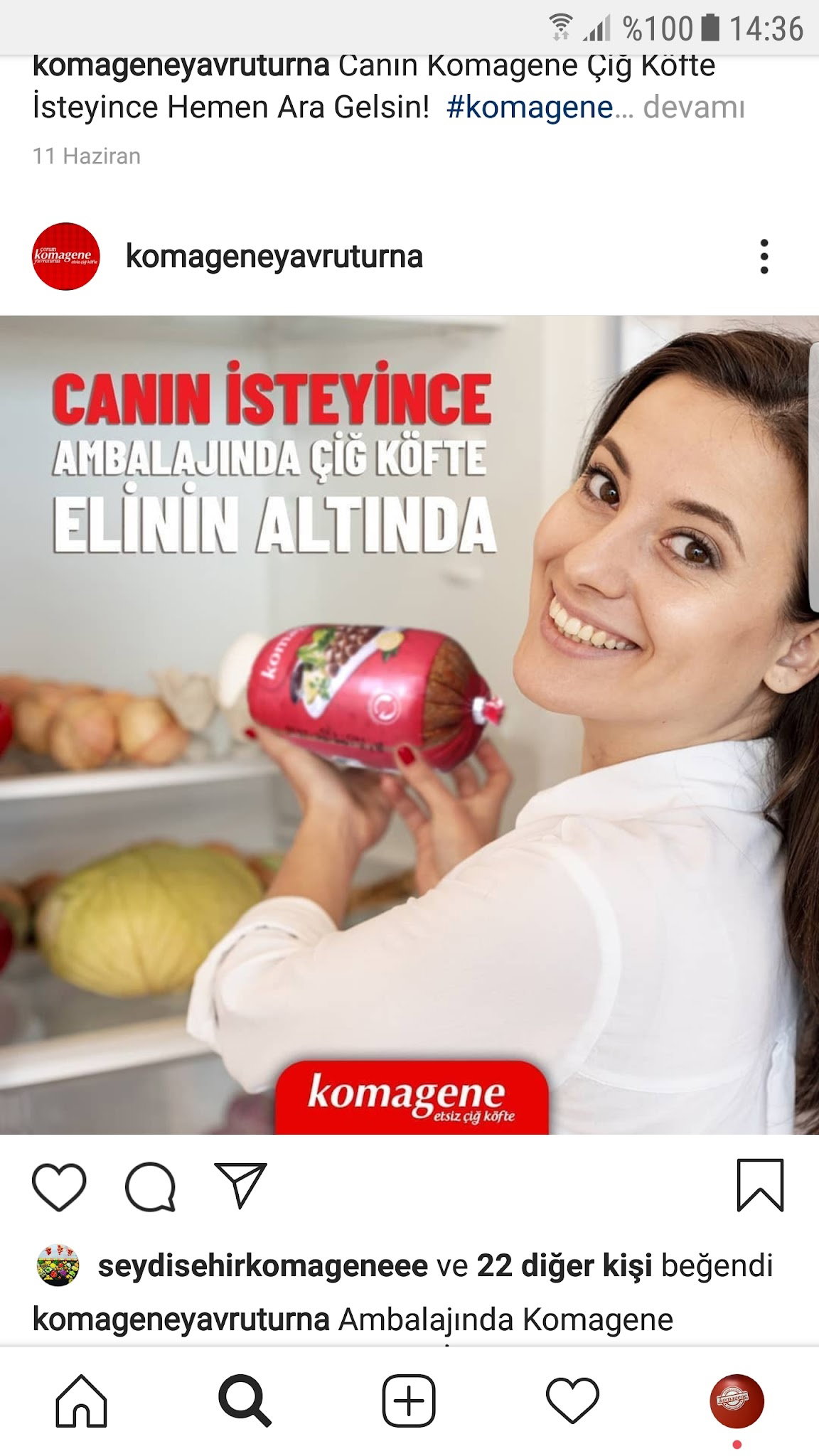 Pursaklar Saray Komagene Etsiz Çiğ Köfte