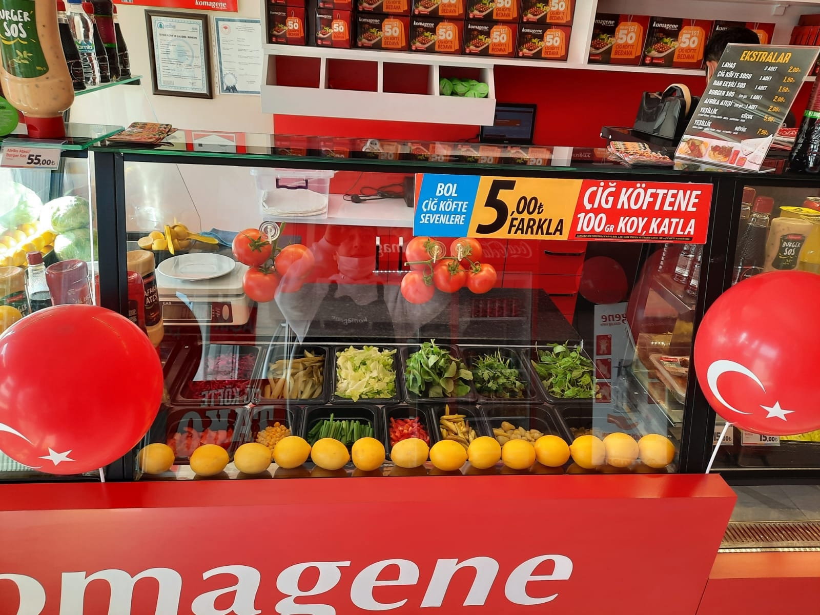 Pursaklar Saray Komagene Etsiz Çiğ Köfte